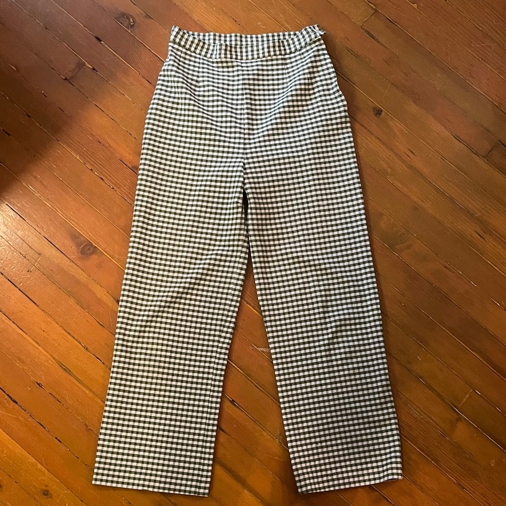 Handmade Green Gingham Pants